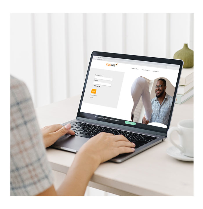 Wholesale Broadband Portal Screen